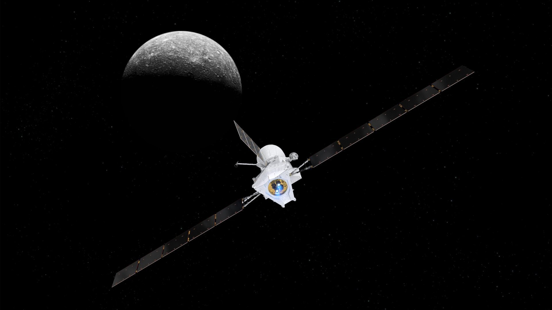 Illustration: ESA/ATG medialab; Mercury: NASA/JPL