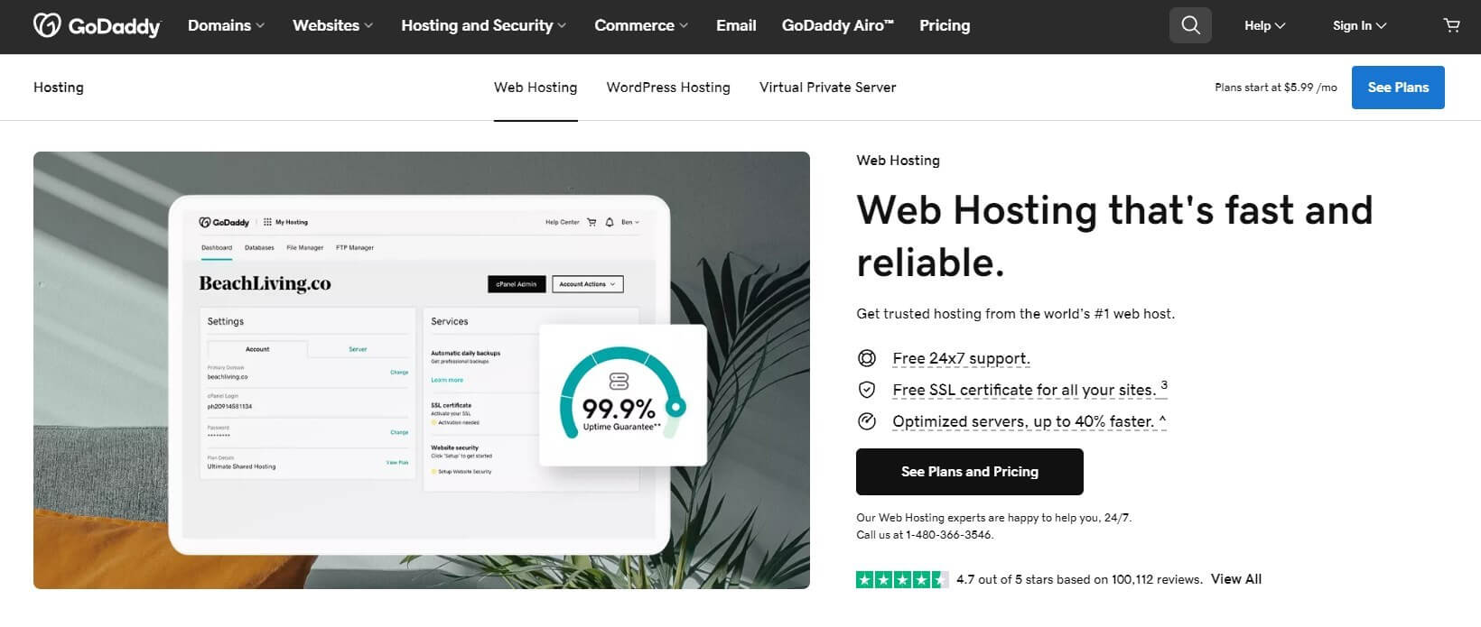 Godaddy Web Hosting