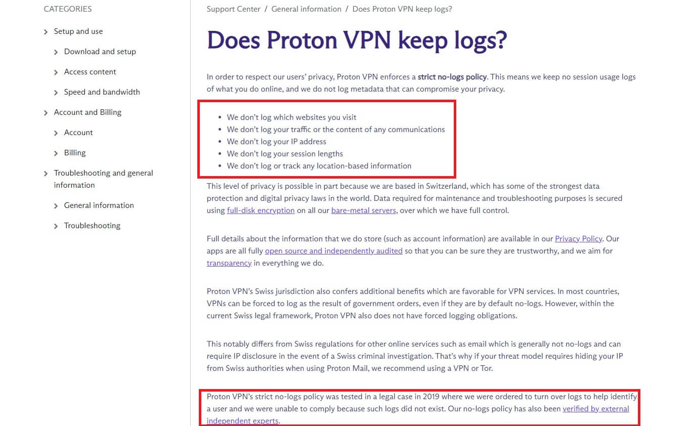 Proton Vpn Log