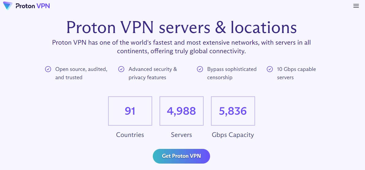 Proton Vpn Servers