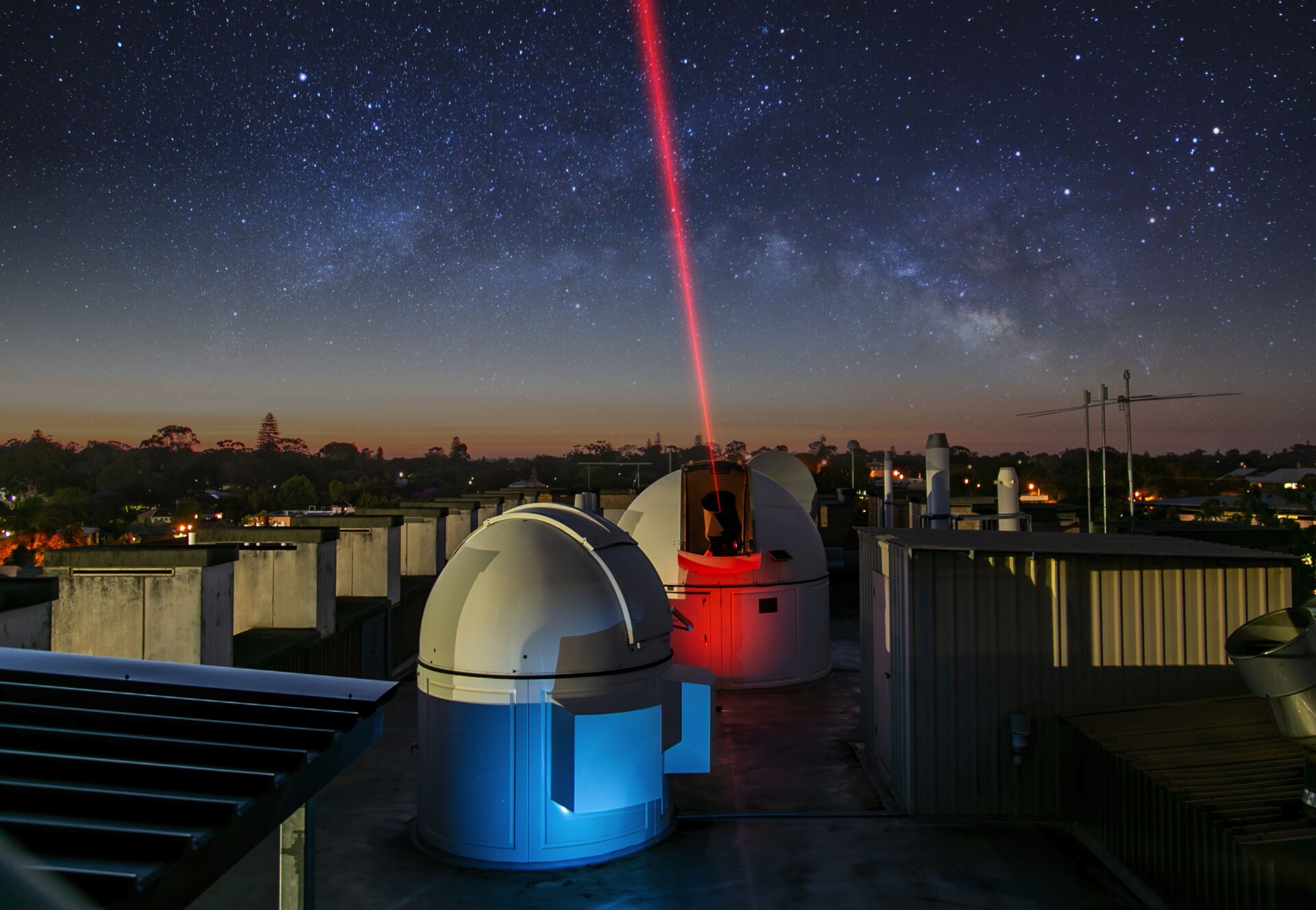 The WA Optical Ground Station at UWA.